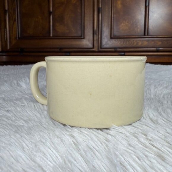 Vintage Set of 4 Vegetable Soup Bowl Stoneware Mugs - Picture 7 of 14